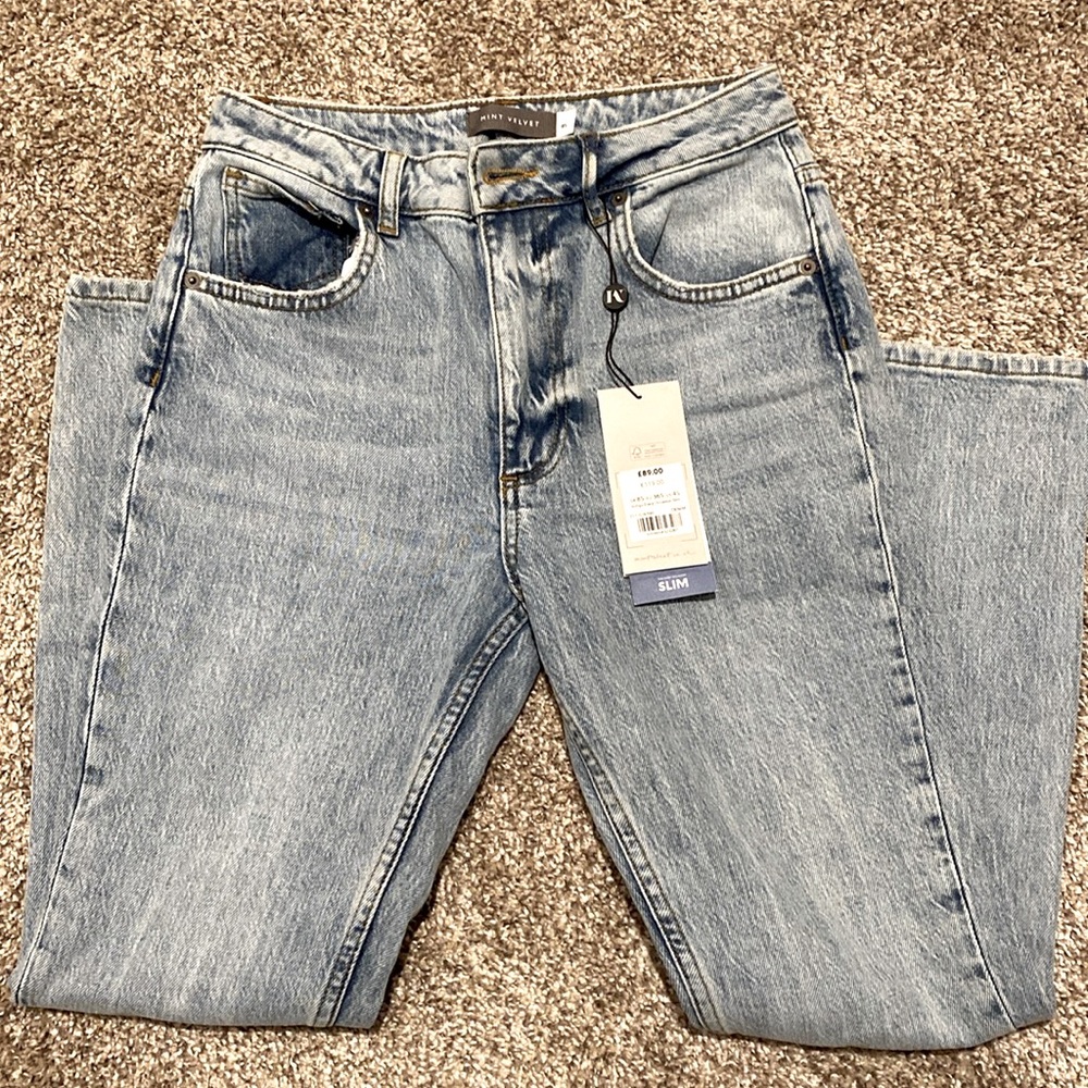 Mint Velvet indigo every occasion slim jean